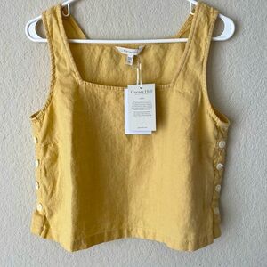 NWT- Garnet Hill European Flax Shirt. New with tags!